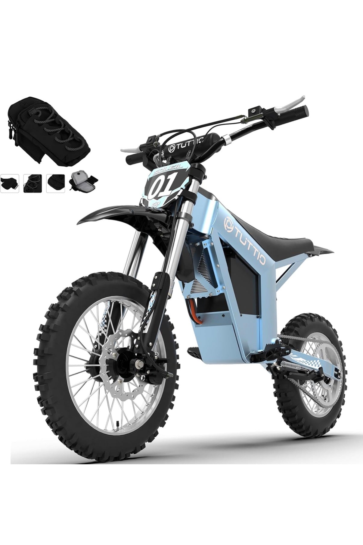 Tuttio ice blue with seat bag