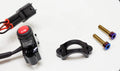warp 9 surron horn button accessory with mount and screws for electric bikes